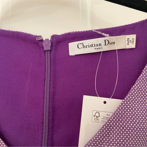 Vintage Christian Dior dress size 6 - Picture 3 of 7